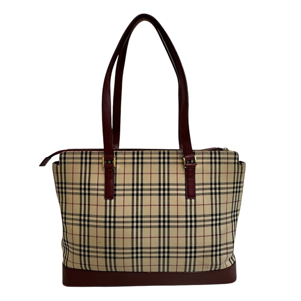 BURBERRY handbag shoulder bag Nova Check tote beige - Picture 1 of 10